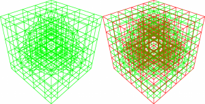 The complete Dualgrid of the quarter sphere scene